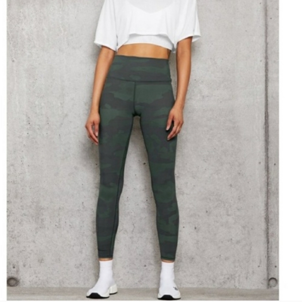 Alo Vapor High Waist Ankle Camo Leggings - Picture 1 of 6